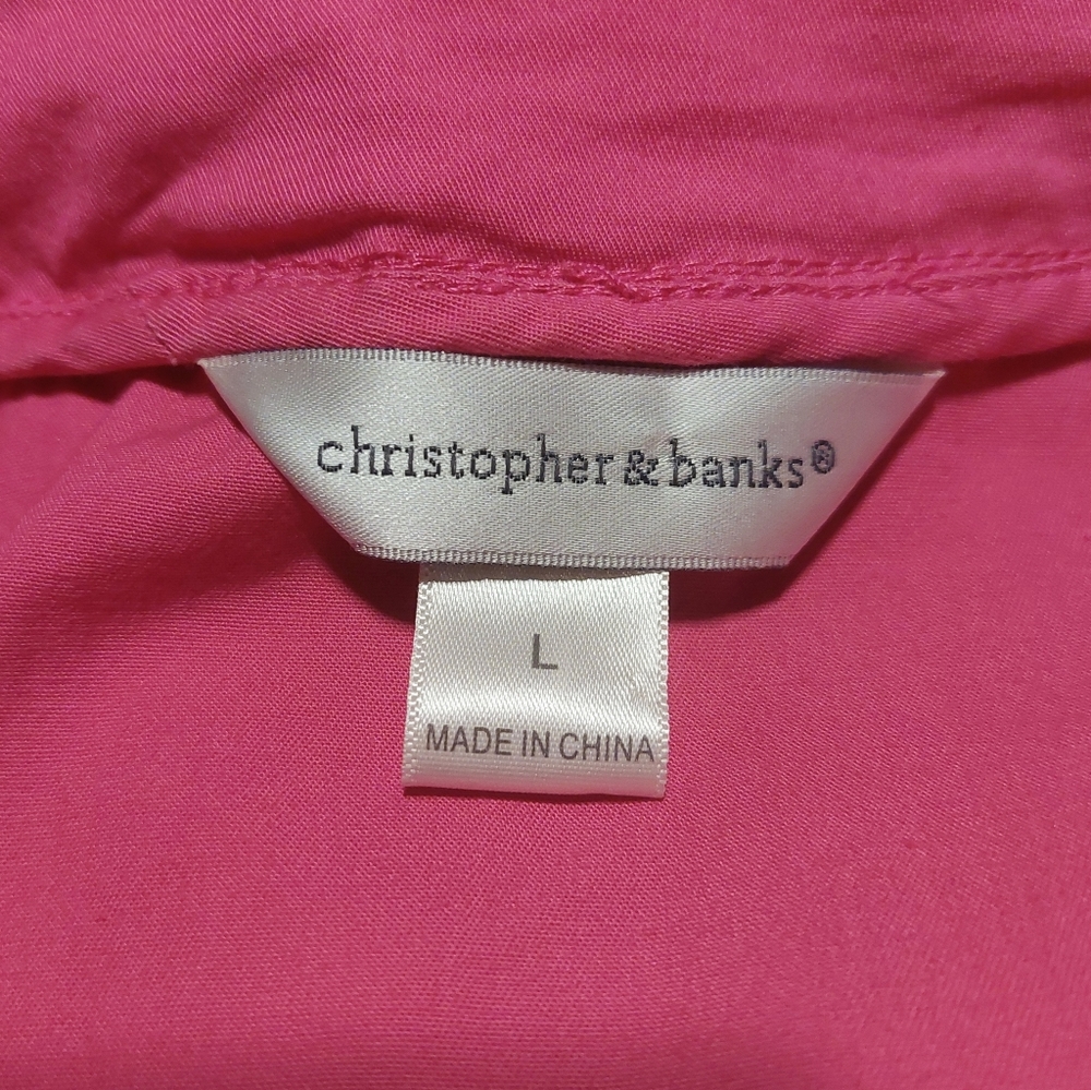 🔴 CLEARANCE   Christopher & Banks 3/4 sleeve jacket - Picture 3 of 4